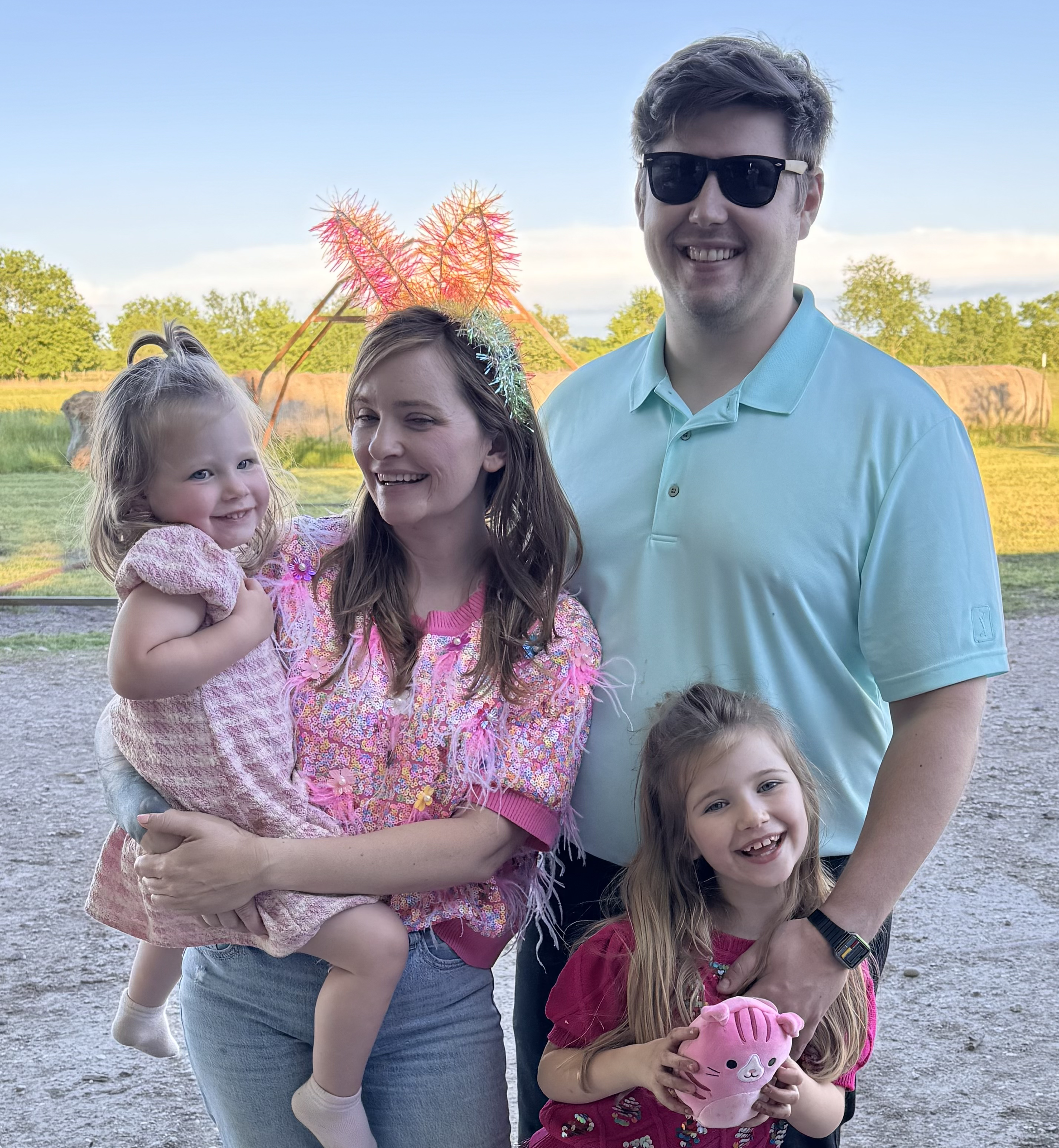 Justin Crump and family
